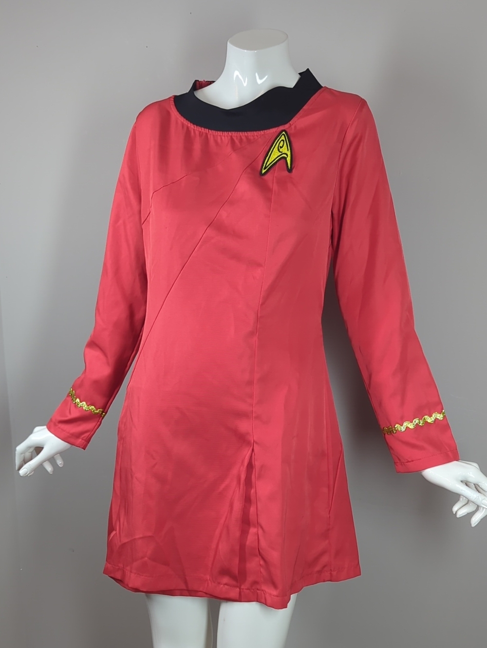 Halloween Star Trek Red Starfleet-Inspired Women's Nyota Uhura Small